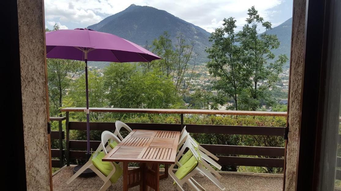 Studio Sympa Avec Terrasse , Maxi 4 Pers.Briancon Bagian luar foto